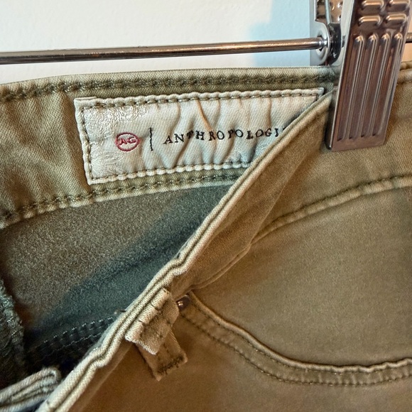 ⚡️AG Abbey Ankle Mid-Rise Super Skinny Ankle Jeans - Olive Green - Picture 7 of 9